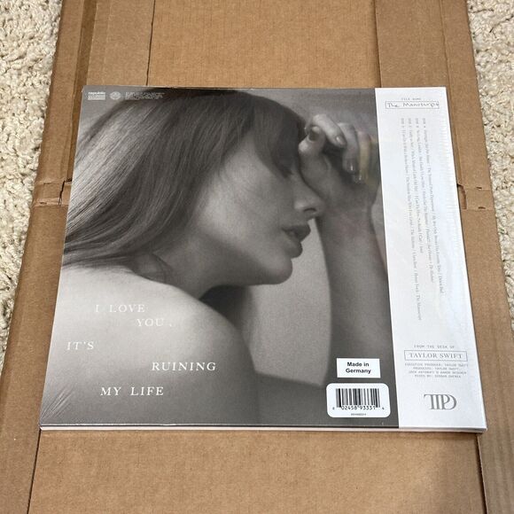 Taylor Swift The Tortured Poets Department Vinyl + Bonus Track "The Manuscript" - Picture 2 of 4